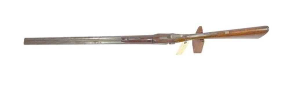 Antique Westley Richards English SxS Hammer Shotgun – C.1870-img-14