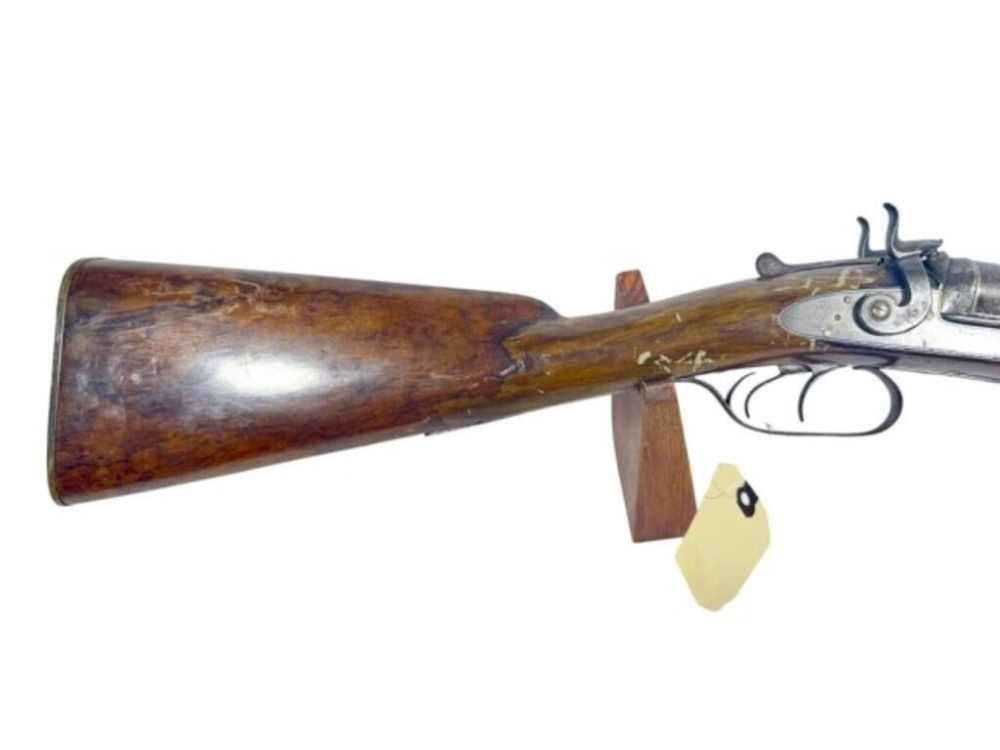 Antique Westley Richards English SxS Hammer Shotgun – C.1870-img-3