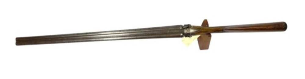 Antique Westley Richards English SxS Hammer Shotgun – C.1870-img-6
