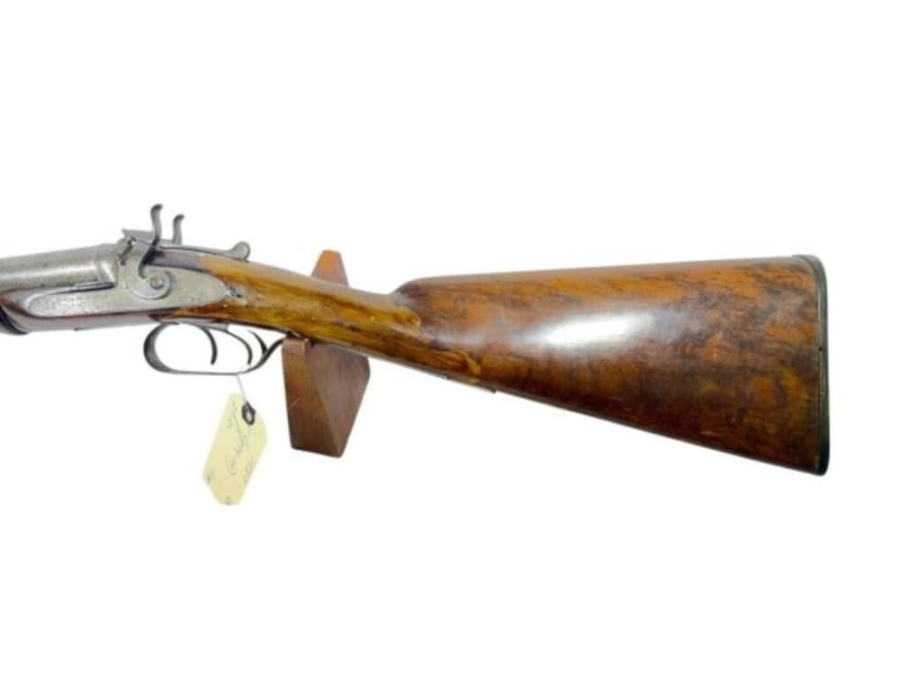 Antique Westley Richards English SxS Hammer Shotgun – C.1870-img-2
