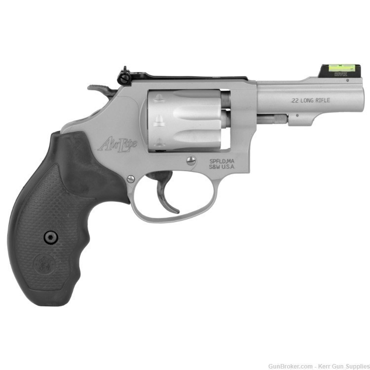 S&W 317 Kit Gun 160221 .22LR 8-Round SA/DA MATTE SILVER REVOLVER, NIB-img-2