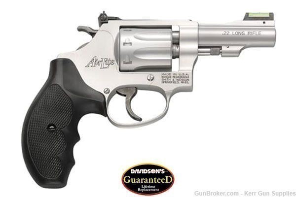 S&W 317 Kit Gun 160221 .22LR 8-Round SA/DA MATTE SILVER REVOLVER, NIB-img-0