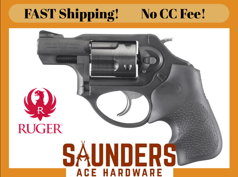 RUGER LCRx 9mm Monolithic Small Frame Double Action Revolver 5R Hogue Grip-img-0