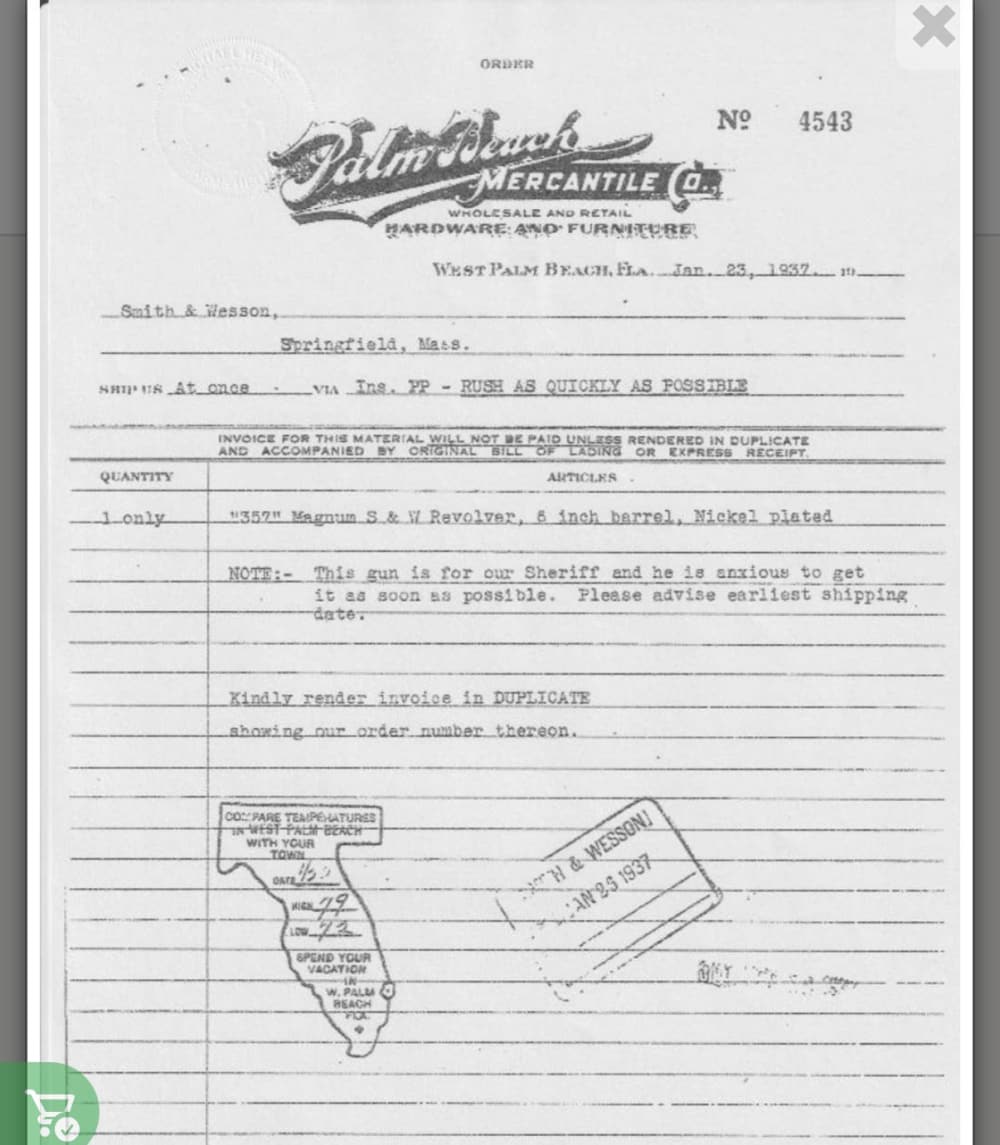 S&W .357 Registered Magnum with Original Paperwork from Sheriff -img-23