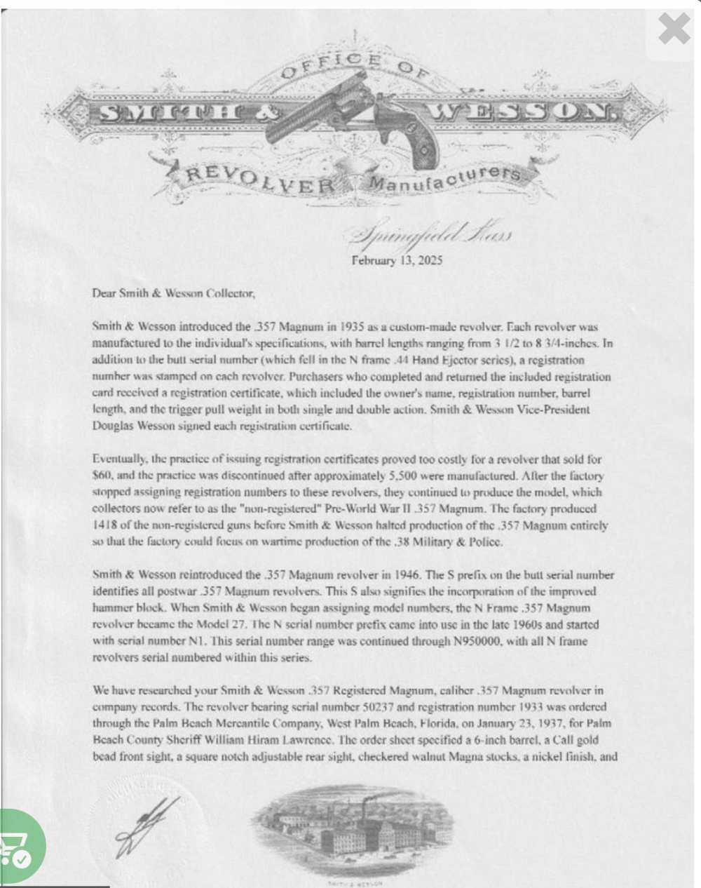 S&W .357 Registered Magnum with Original Paperwork from Sheriff -img-21