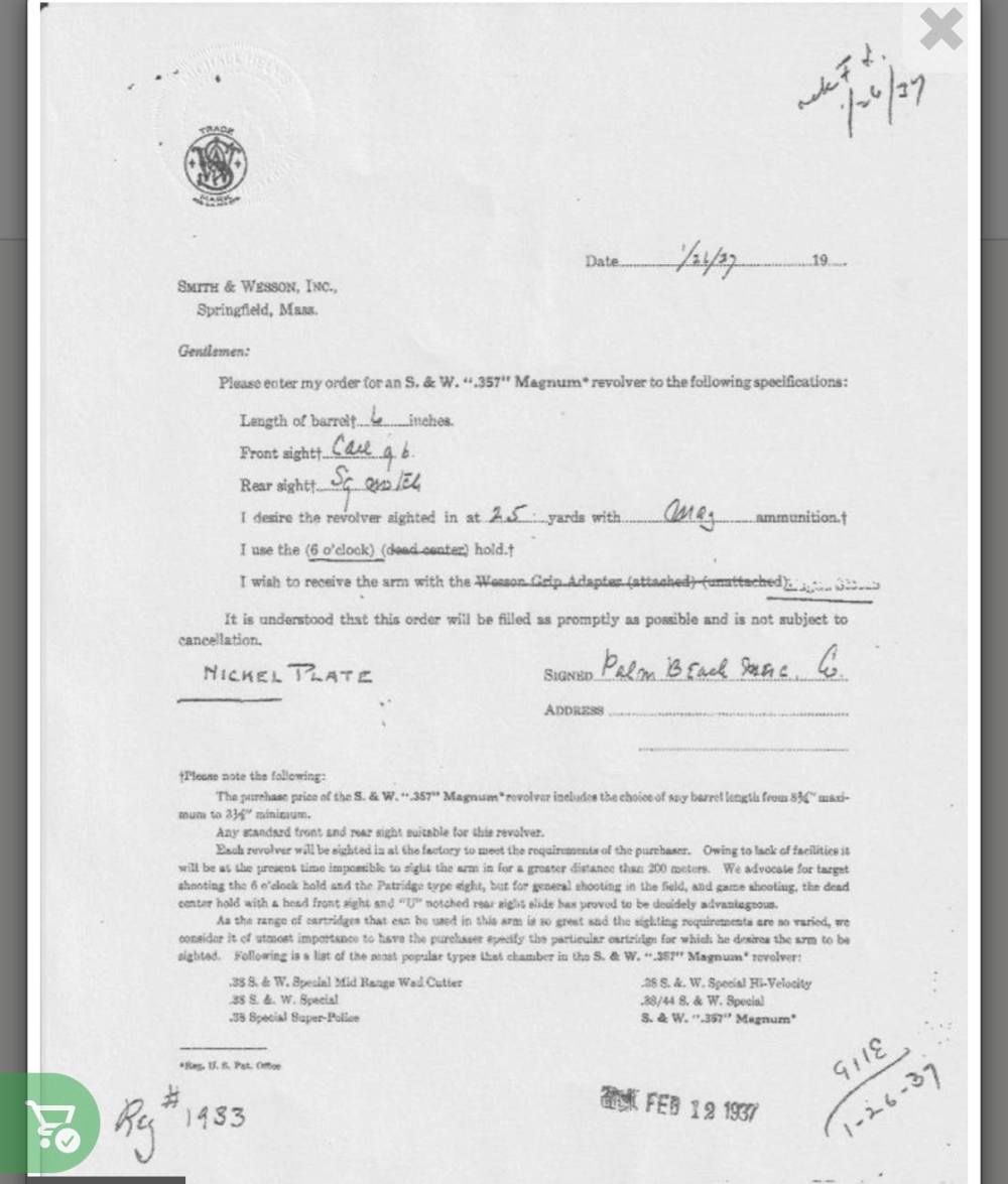 S&W .357 Registered Magnum with Original Paperwork from Sheriff -img-24
