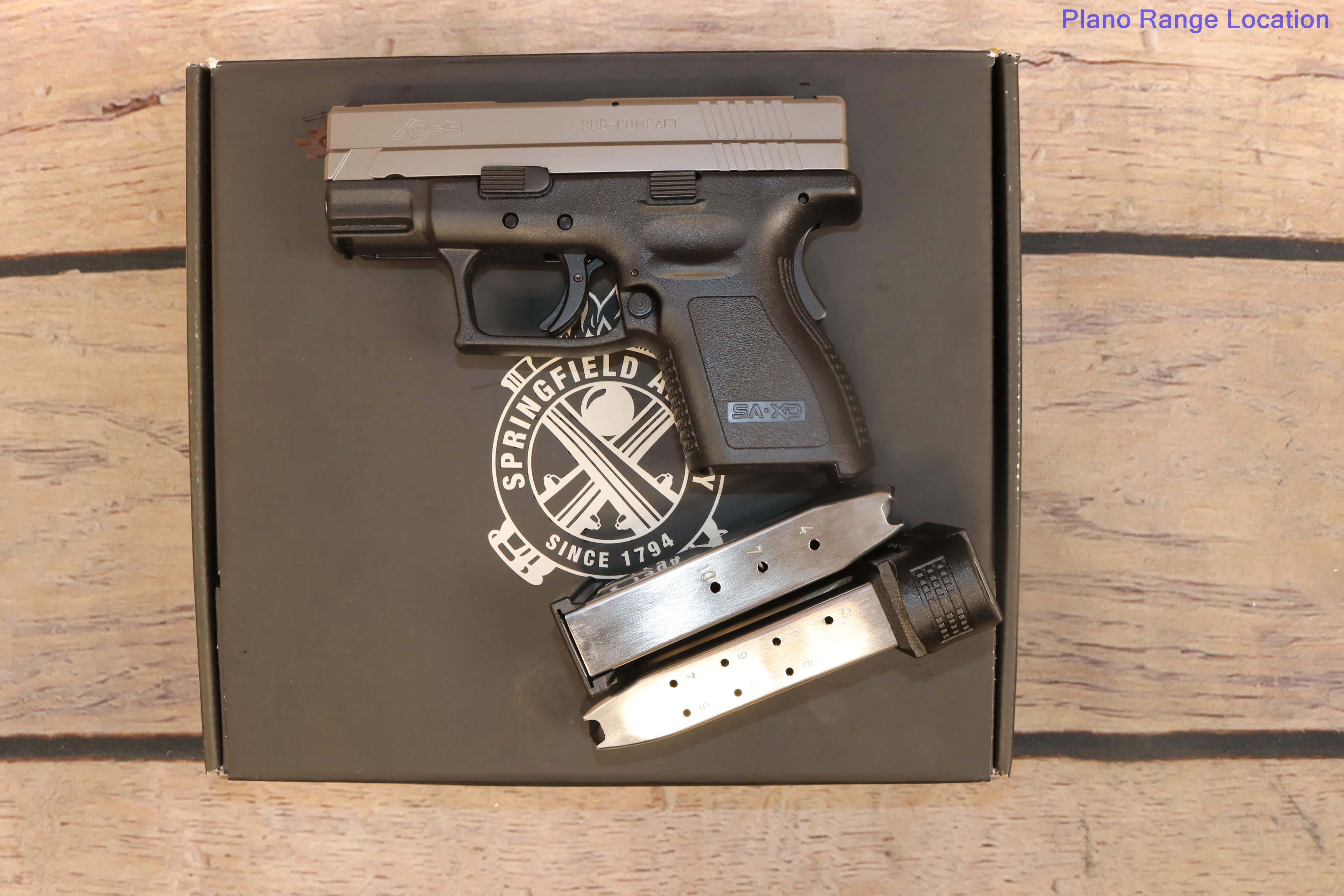Springfield Armory XD-9 Sub Compact 9mm 3.1" Barrel 2 Magazines-img-2