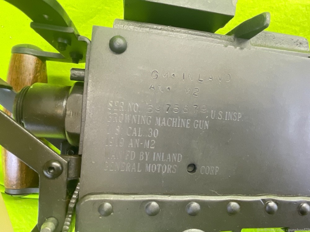 FULL AUTO ANM2 1919 308 NATO EFILE BELT FED 7.62 INLAND AN-M2 DEALER SAMPLE-img-9