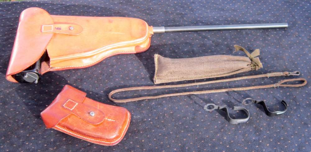 Czech vz61 Skorpion CARBINE parts kit w/16"+ BARREL,holster&ALL the mags! -img-31