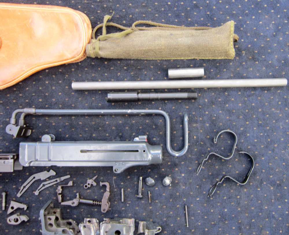 Czech vz61 Skorpion CARBINE parts kit w/16"+ BARREL,holster&ALL the mags! -img-4