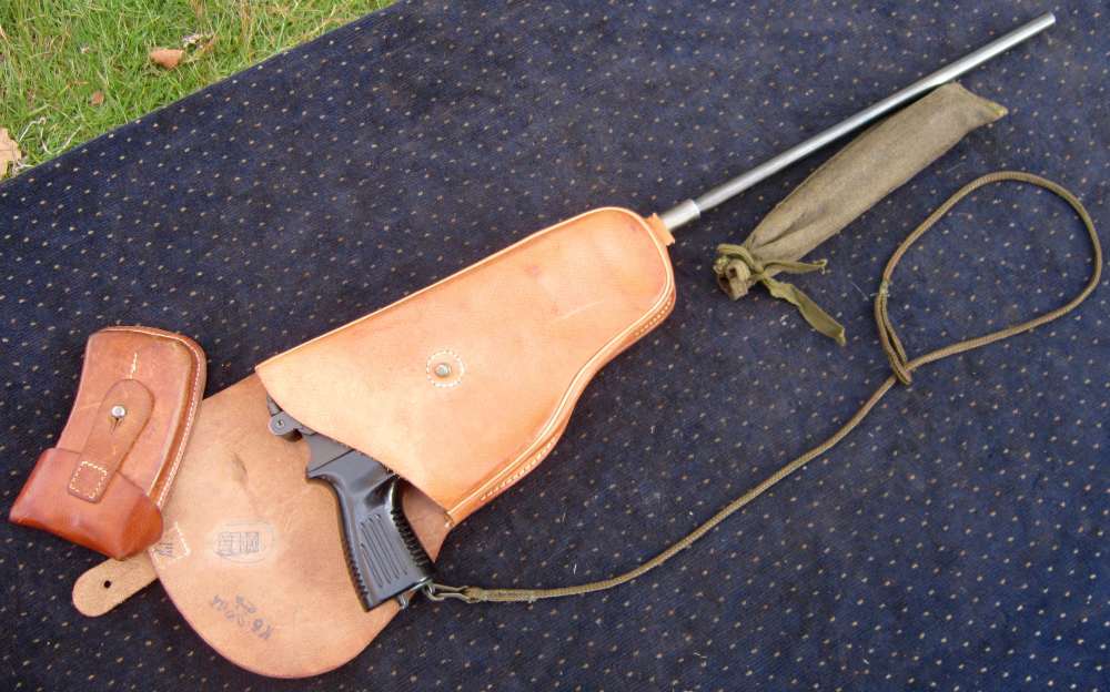 Czech vz61 Skorpion CARBINE parts kit w/16"+ BARREL,holster&ALL the mags! -img-16