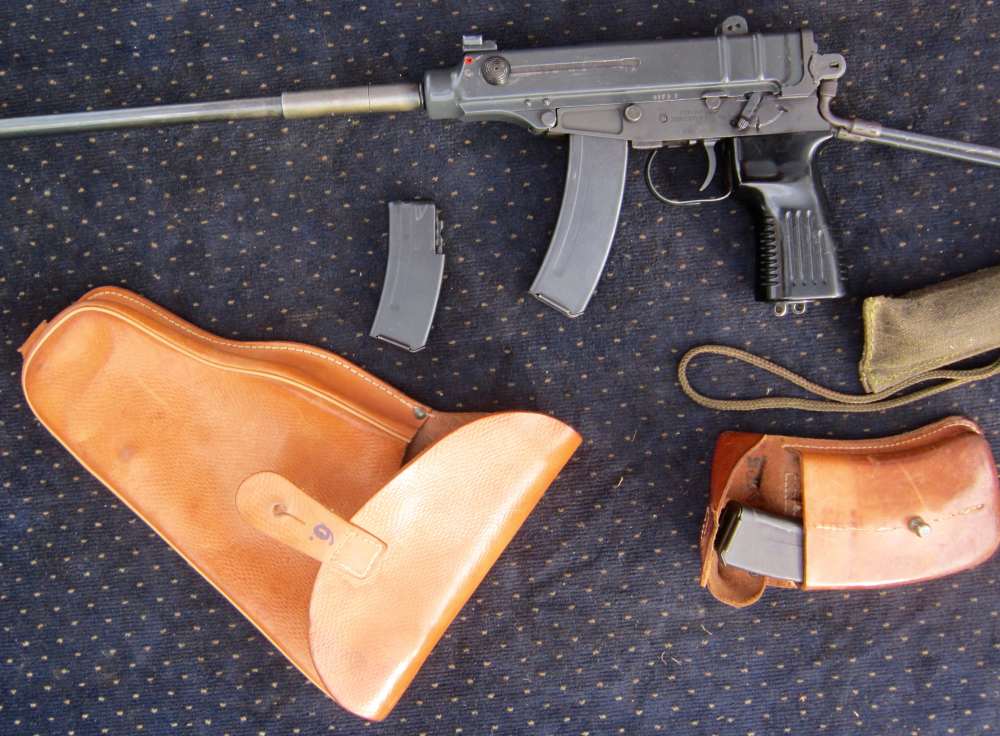 Czech vz61 Skorpion CARBINE parts kit w/16"+ BARREL,holster&ALL the mags! -img-34