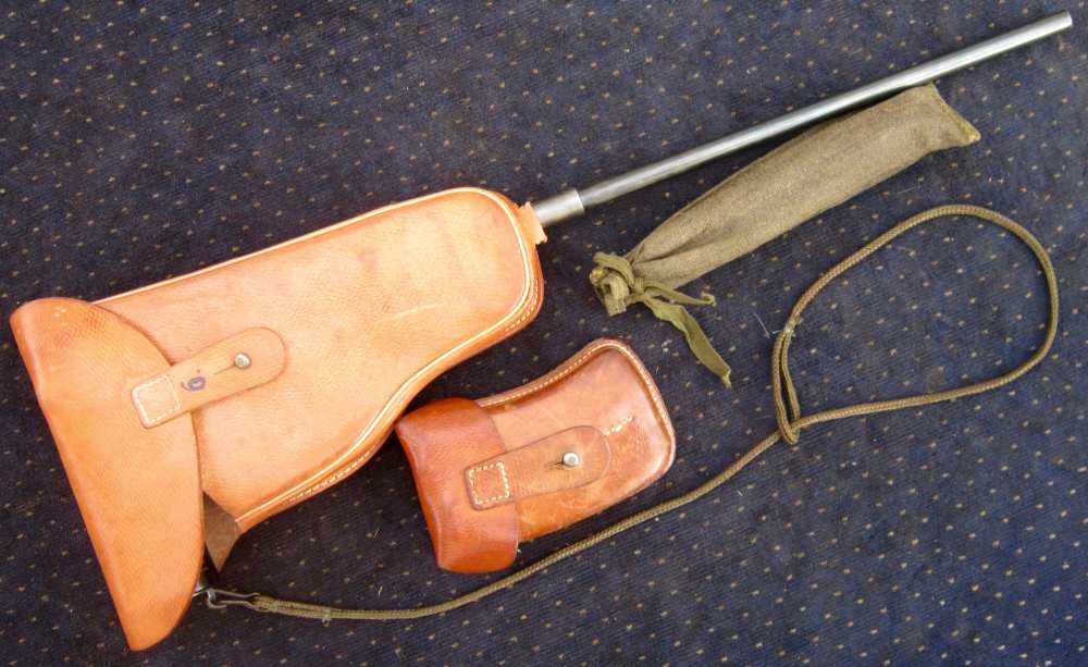 Czech vz61 Skorpion CARBINE parts kit w/16"+ BARREL,holster&ALL the mags! -img-38
