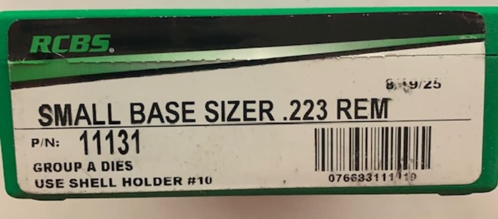 RCBS Small Base Sizer 223 Rem part 11131-img-0