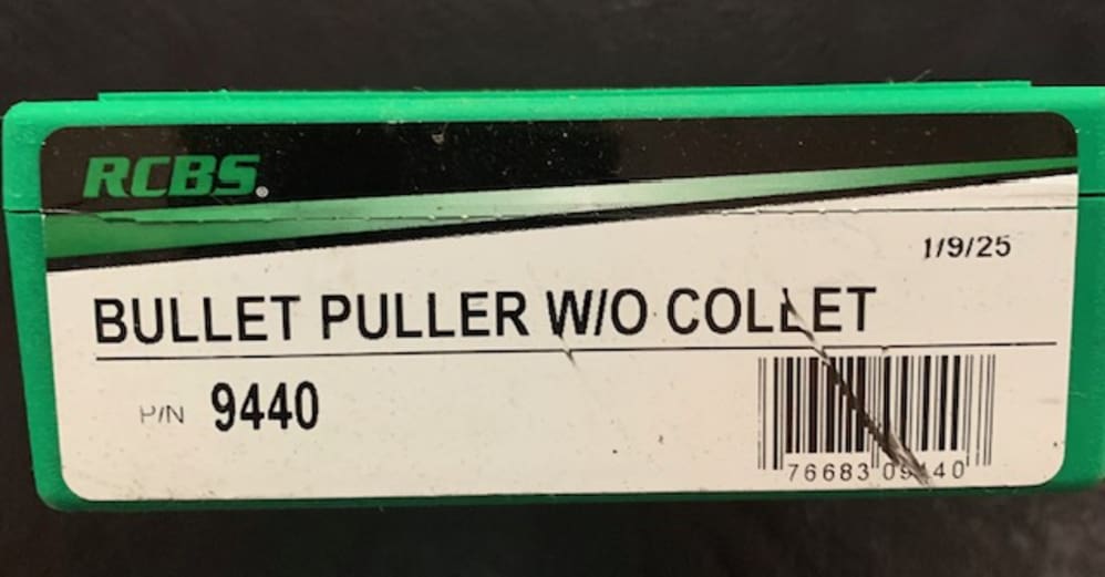 RCBS Bullet Puller W/O Collet part 9440-img-0