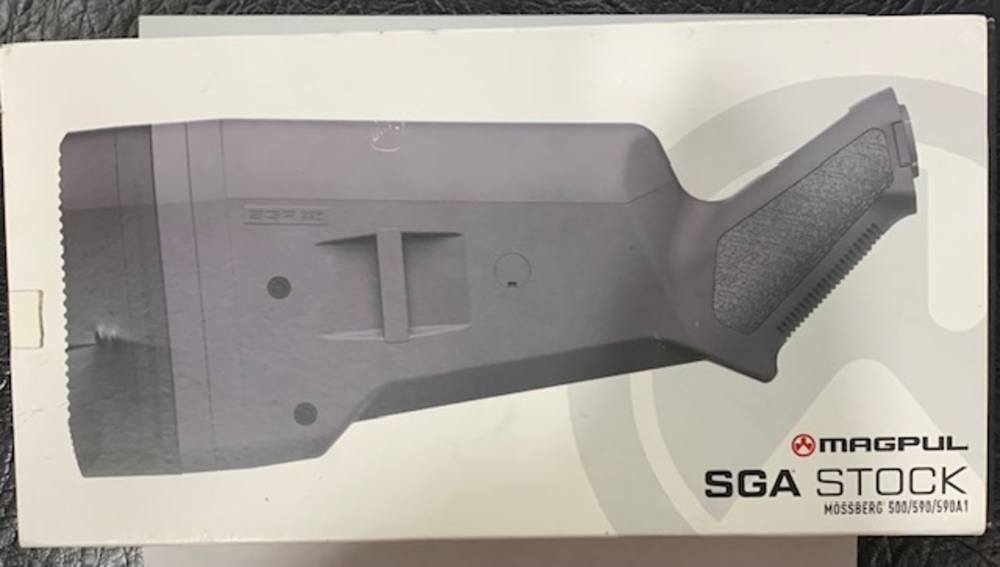 Magpul SGA Stock Mossberg 500/590 Shotgun Gray MAG490-GRY-img-0