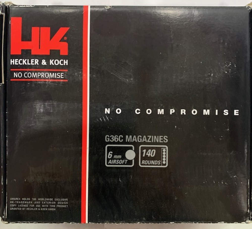10 Mags Elite Force Heckler & Koch Airsoft 6mm 140rds G36C-img-0