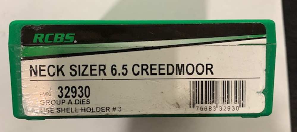 RCBS Neck Sizer 6.5 Creedmoor part 32930-img-0