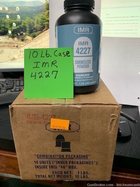10 Lb. Case of IMR 4227 Powder-img-0
