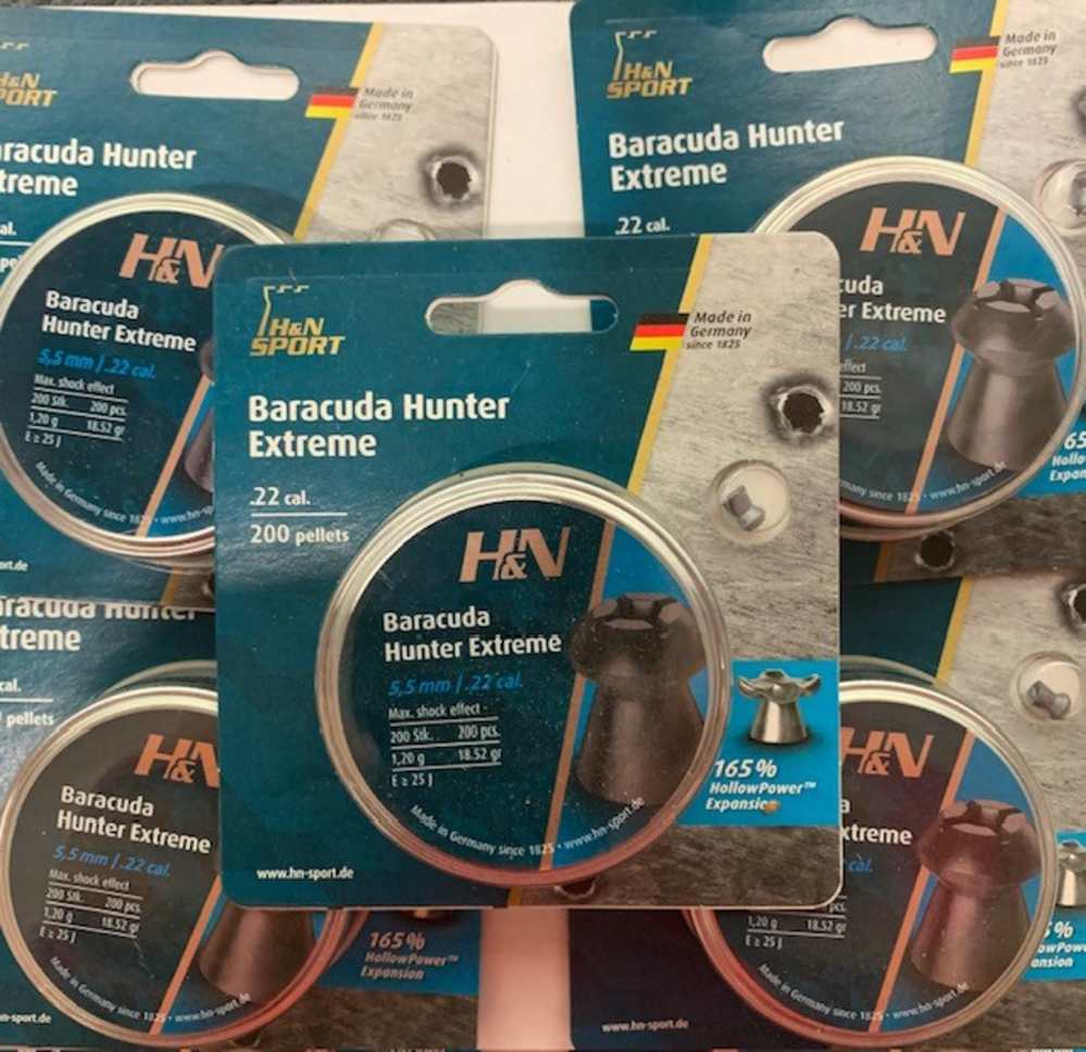 1000 Count H&N Baracuda Hunter Extreme .22cal 18.52gr (5) tins of 200-img-0