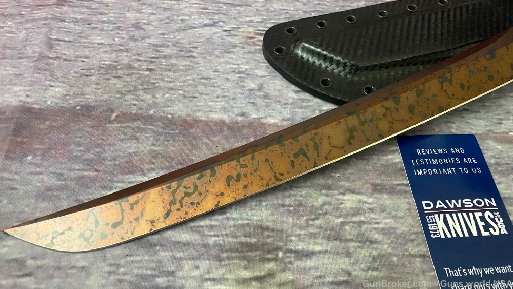 Dawson swords Armageddon 16" American made Survival sword CPM - 3V - 5% OFF-img-4