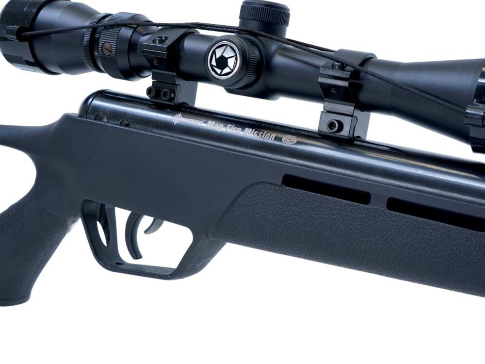 Crosman Mag-Fire Mission .22 Cal 15" Break Barrel Air Rifle Pellet Scope-img-13