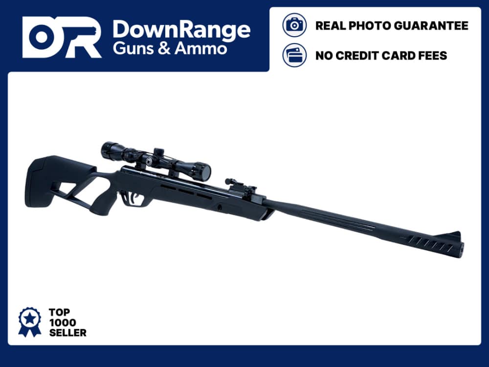 Crosman Mag-Fire Mission .22 Cal 15" Break Barrel Air Rifle Pellet Scope-img-0