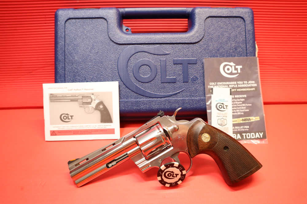 Colt Python 357mag SS 4.25" PENNY START No Reserve 357 magnum-img-1