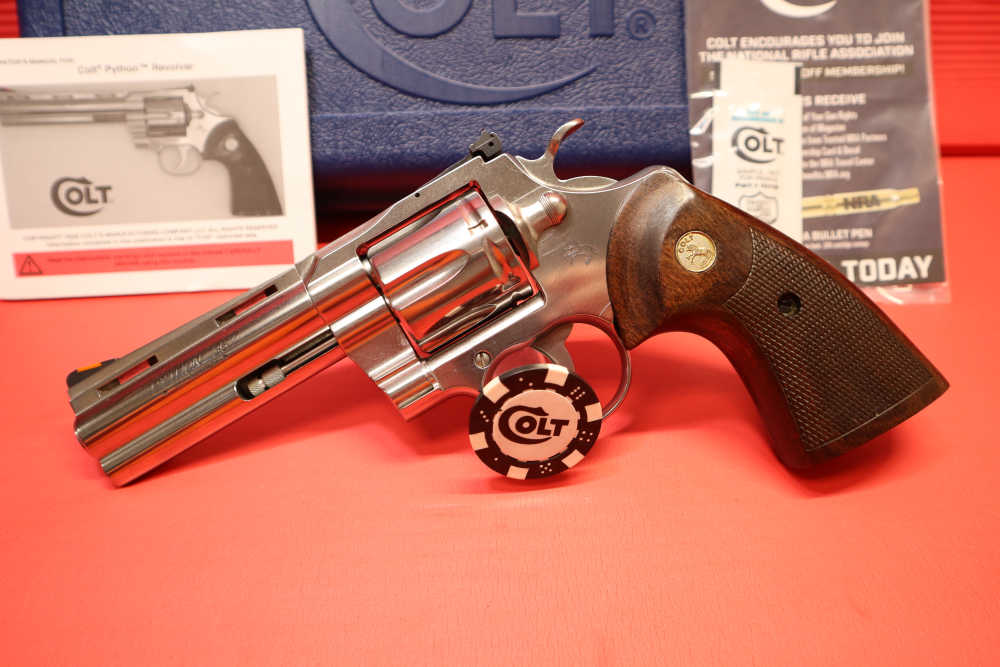 Colt Python 357mag SS 4.25" PENNY START No Reserve 357 magnum-img-2