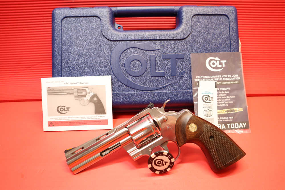 Colt Python 357mag SS 4.25" PENNY START No Reserve 357 magnum-img-0