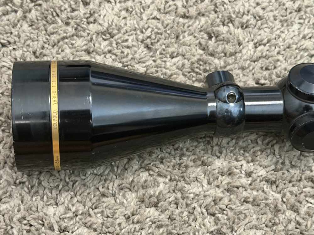 Leupold Vari-X III 3.5-10x50 mm riflescope 1/4” click 1” tube duplex Gloss-img-6