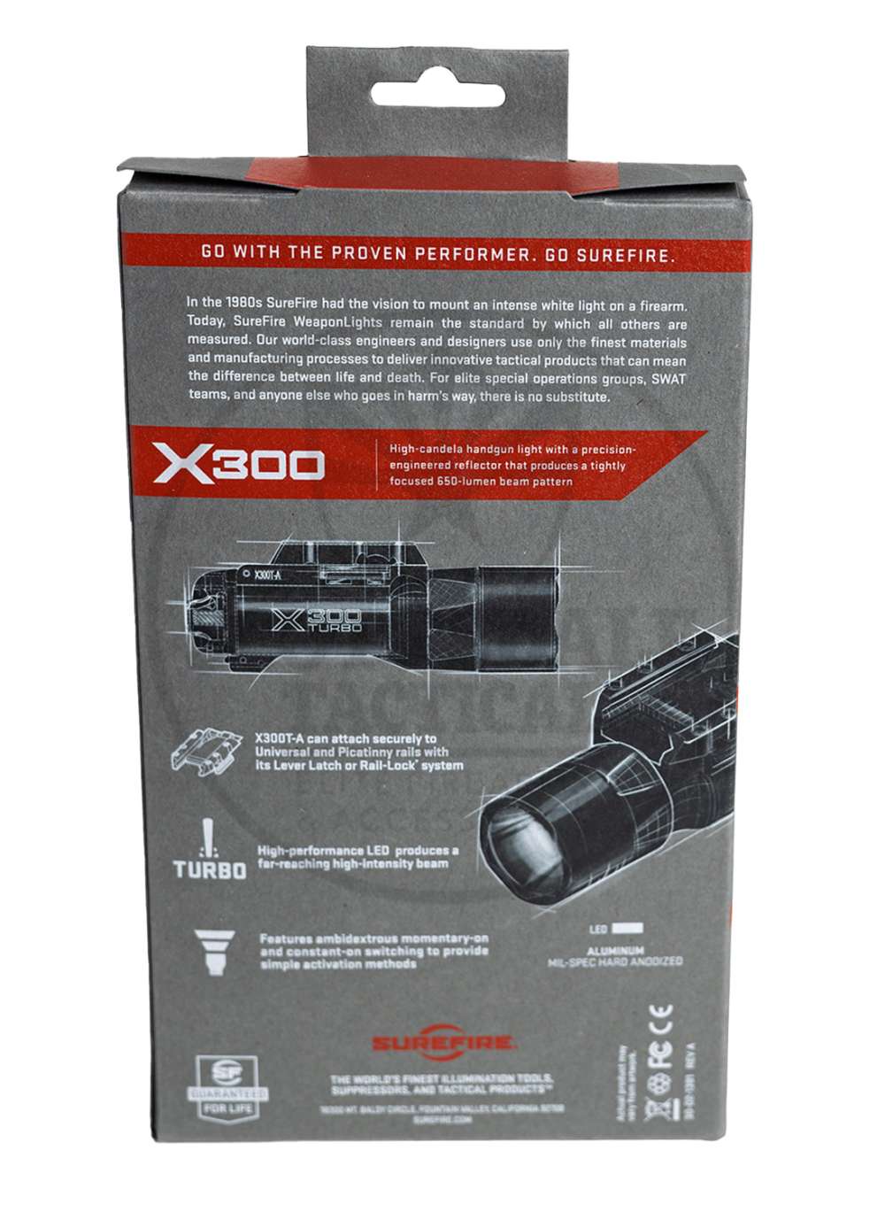 Surefire X300 Turbo Weapon Light FDE-img-1