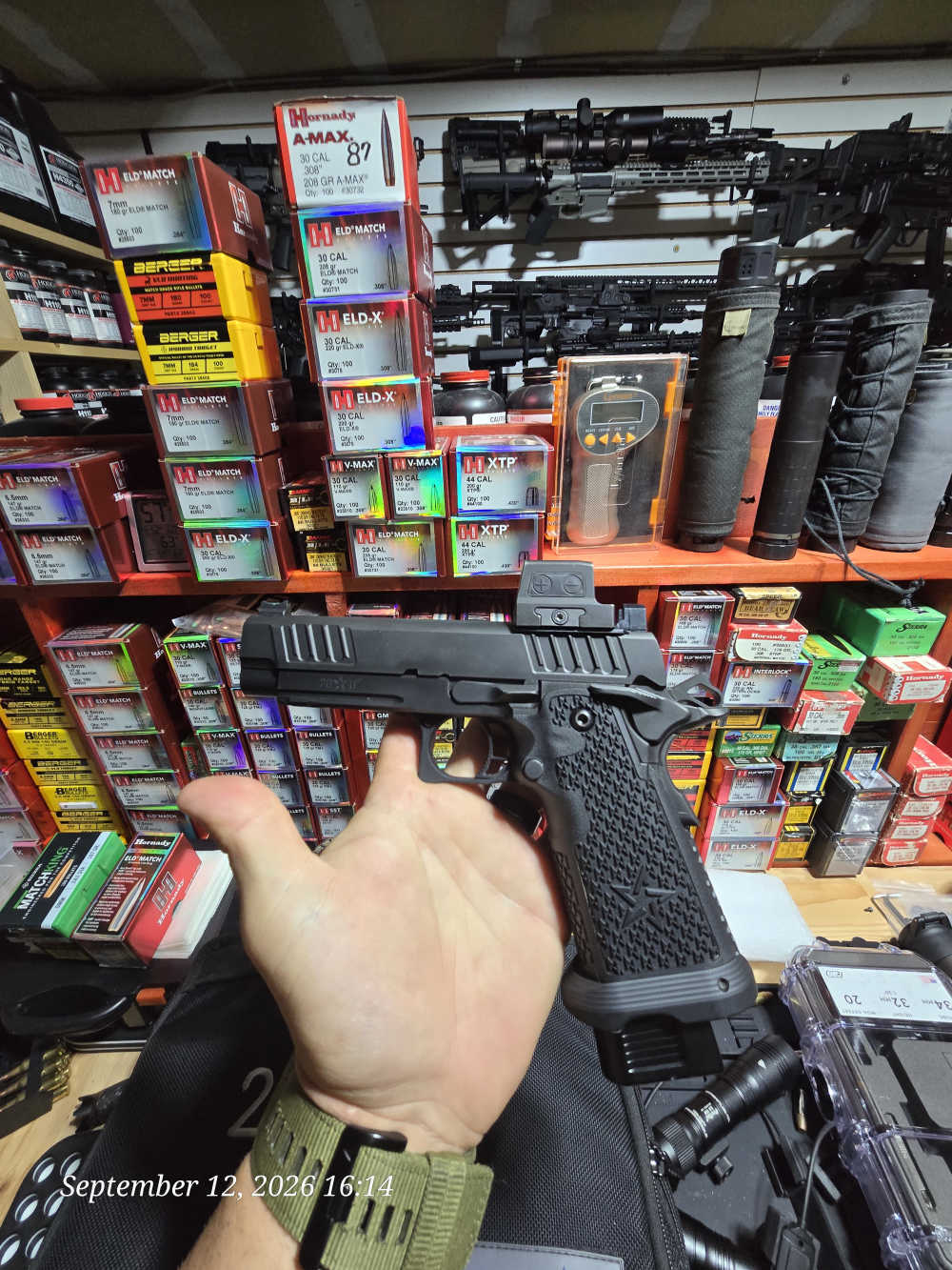 Staccato P 9mm and holosun 509. Holster.  Optics-Ready Blued STI 1911 2011-img-1