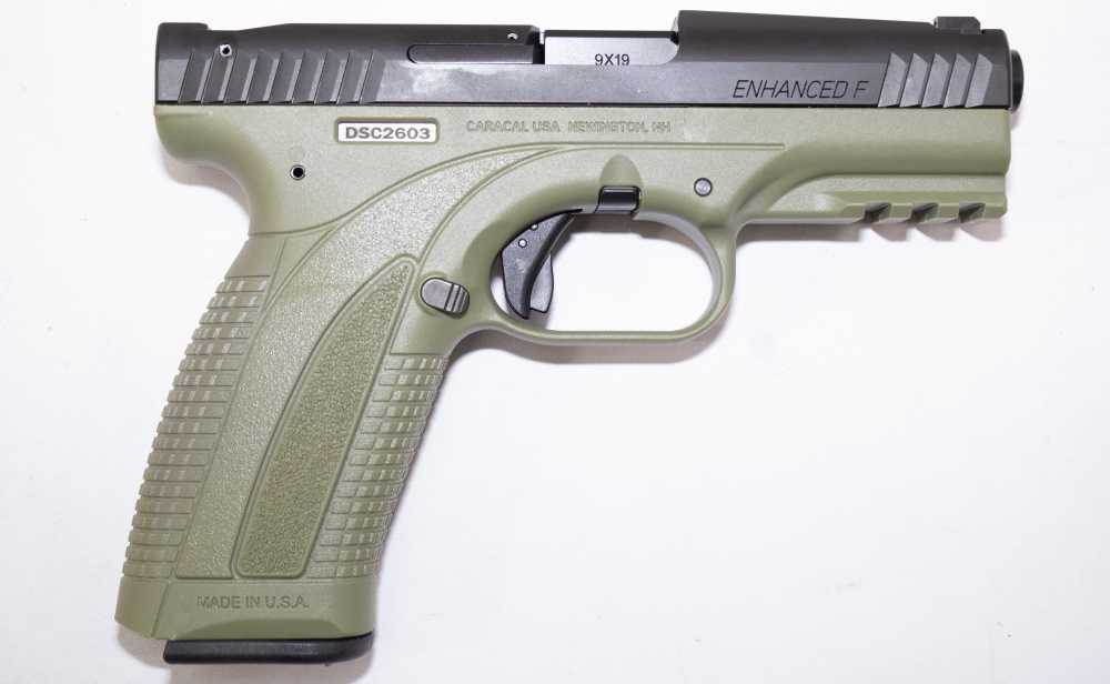 Caracal USA Enhanced F Quick Sight System 4.1" U80021157 OD Green/ Black-img-1