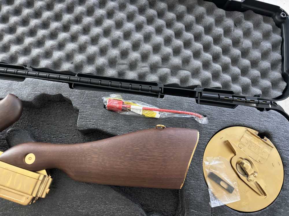 Thompson T150DTGTS 1927A-1 Deluxe 45 ACP 16.50"  Gold w/Tiger Stripe-img-9