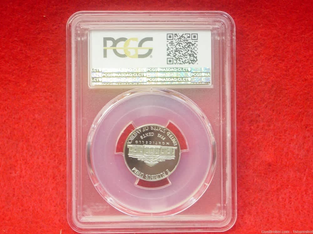 U. S. Mint 2017 S Jefferson Nickel 5 Cents Certified PCGS PF 69 Deep Cameo-img-1