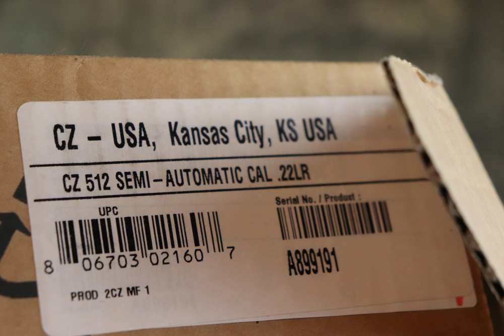 CZ 512 22 LR semi auto 20.5" discontinued ANIB unfired penny start-img-33
