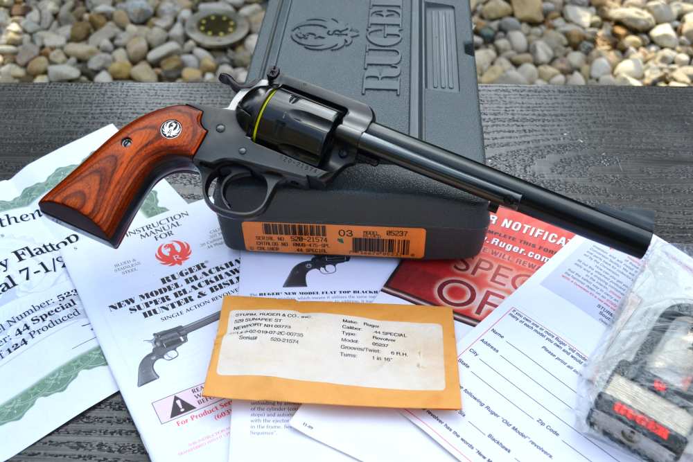 Shootist Mistake Ruger Bisley Blackhawk Flat Top 44 Special  7.5" 1 of 124 -img-12