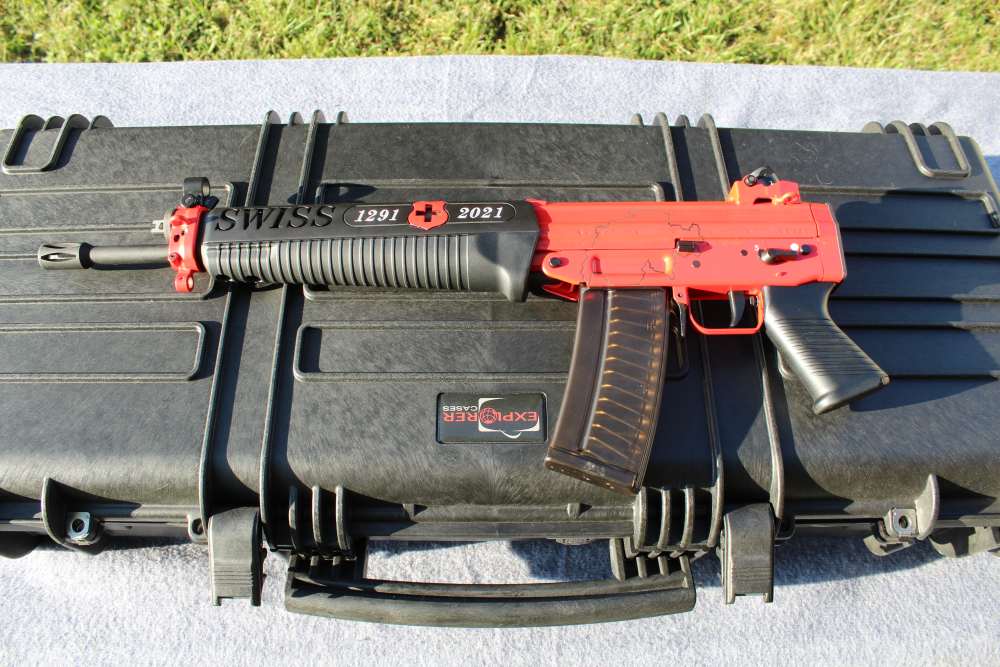 NIB Import Swiss 730th Anniversary Set SIG SG551 Pistol Sight Axe Case&More-img-1