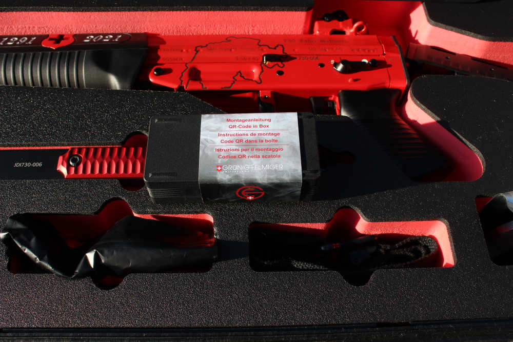 NIB Import Swiss 730th Anniversary Set SIG SG551 Pistol Sight Axe Case&More-img-7