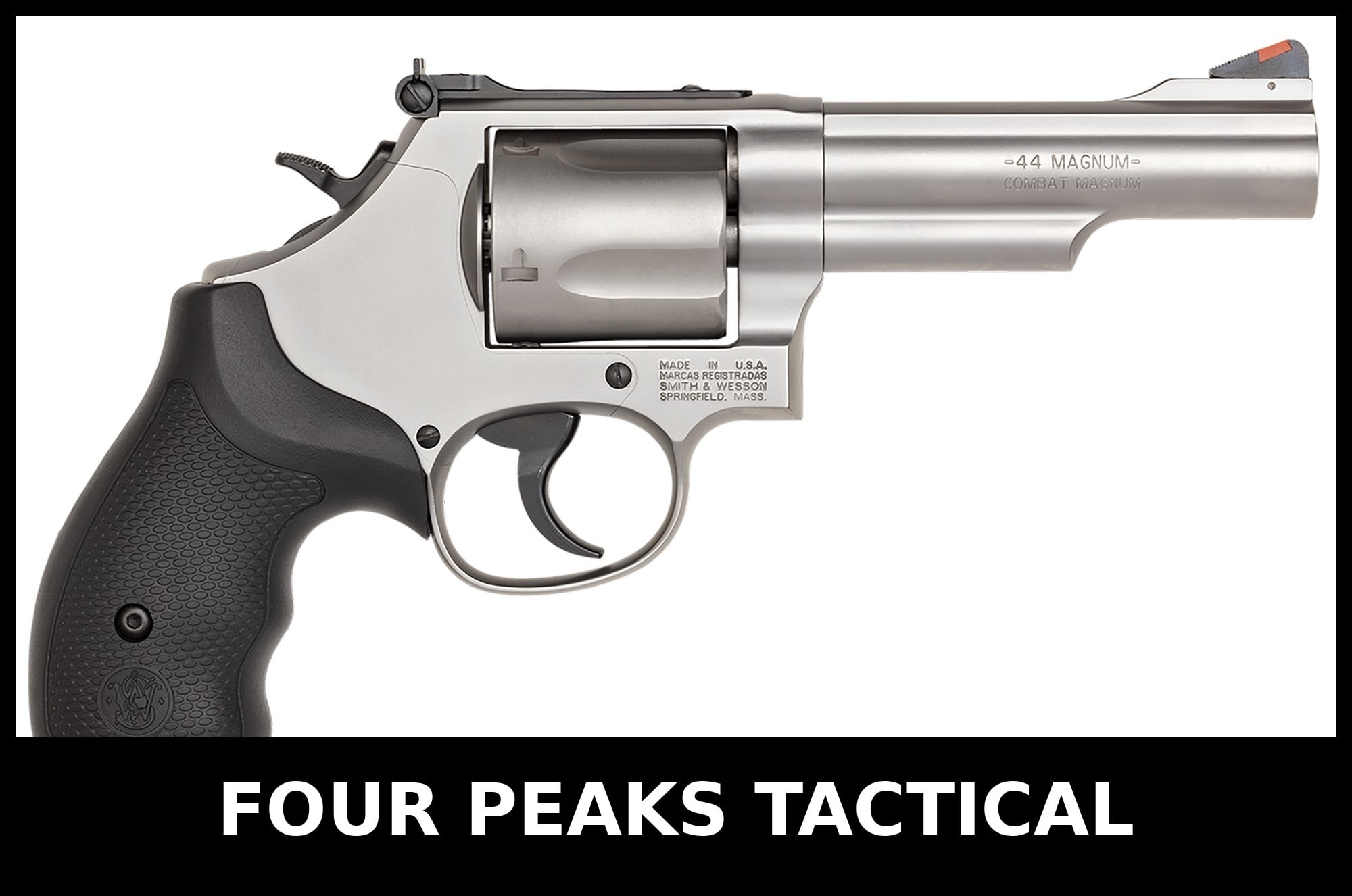 Smith & Wesson Model 69 44 Rem Mag 4.25 Matte Stainless-img-0