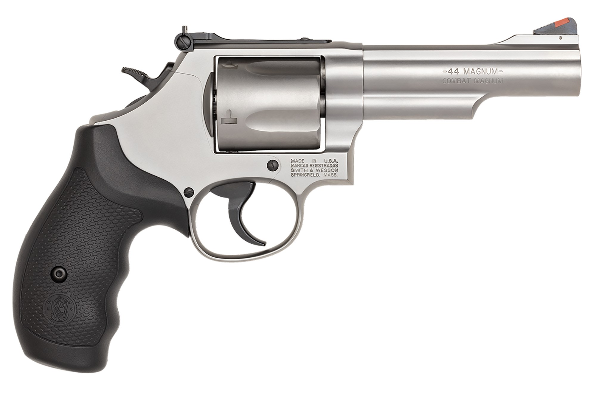 Smith & Wesson Model 69 44 Rem Mag 4.25 Matte Stainless-img-1