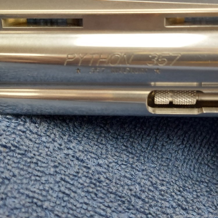 COLT'S MFG.MODEL PYTHON DA/SA REVOLVER (SP4WTS)  .357 MAGNUM CAL. 4.25" BBL-img-5
