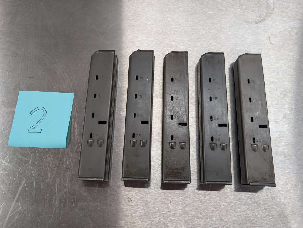 25rd UZI 9mm magazines -img-0