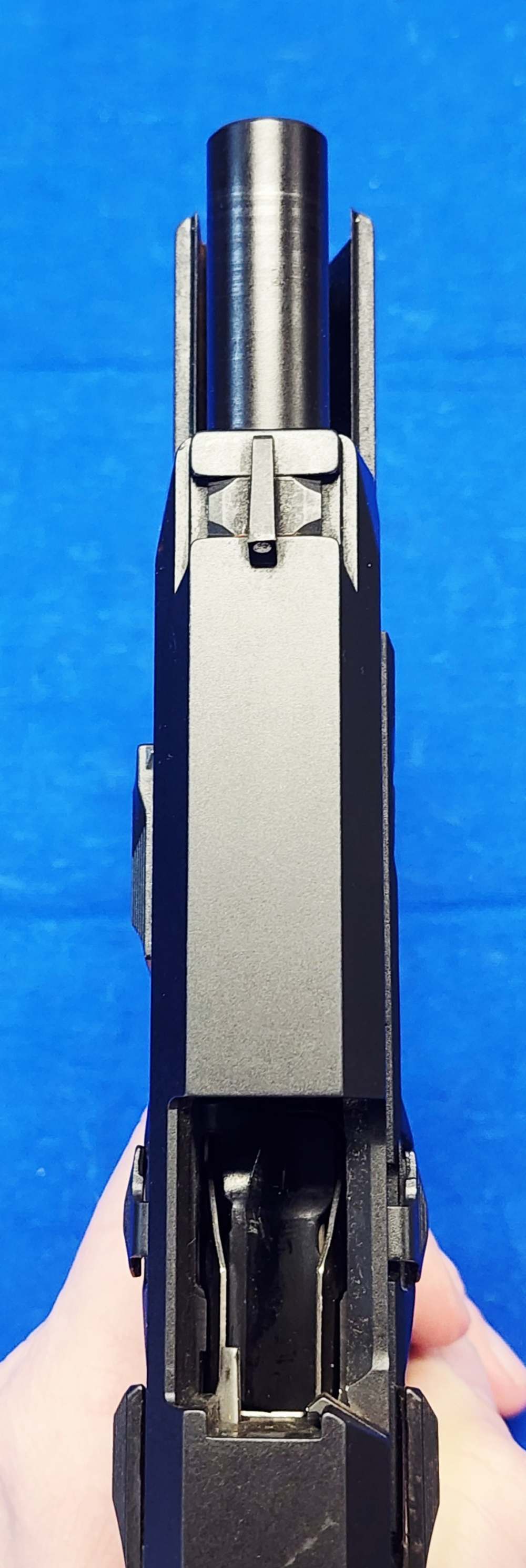 RUGER AMERICAN .45 ACP 4.4" PISTOL W/RAIL, EXC COND, 2020-img-8