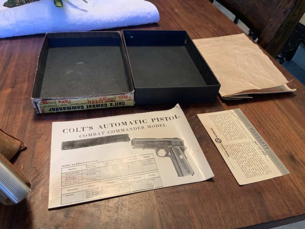 Colt Combat Commander .45 Series 70 Satin Electroless Nickel 1978 98%+ Box -img-8