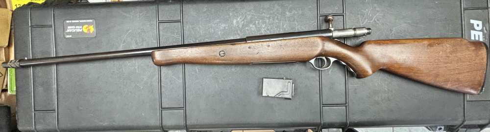 MOSSBERG MODEL 185DB BOLT ACTION 20 GAUGE SHOTGUN. NO RESERVE -img-0