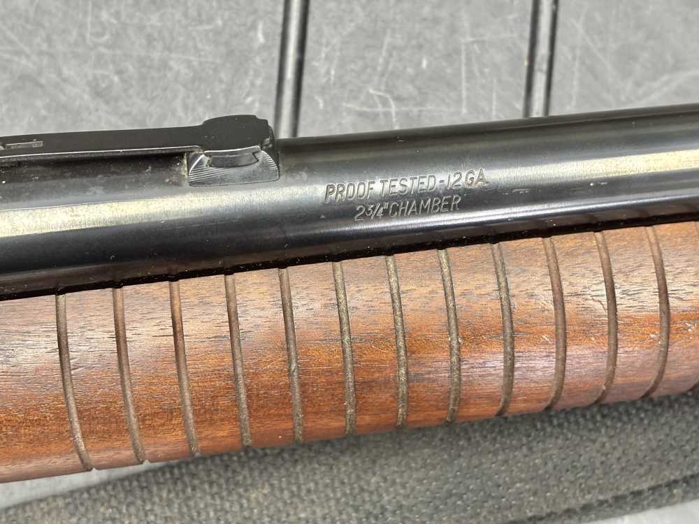HIGH STANDARD K-120  12 GAUGE PUMP SHOTGUN. NO RESERVE -img-13