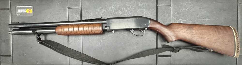 HIGH STANDARD K-120  12 GAUGE PUMP SHOTGUN. NO RESERVE -img-0
