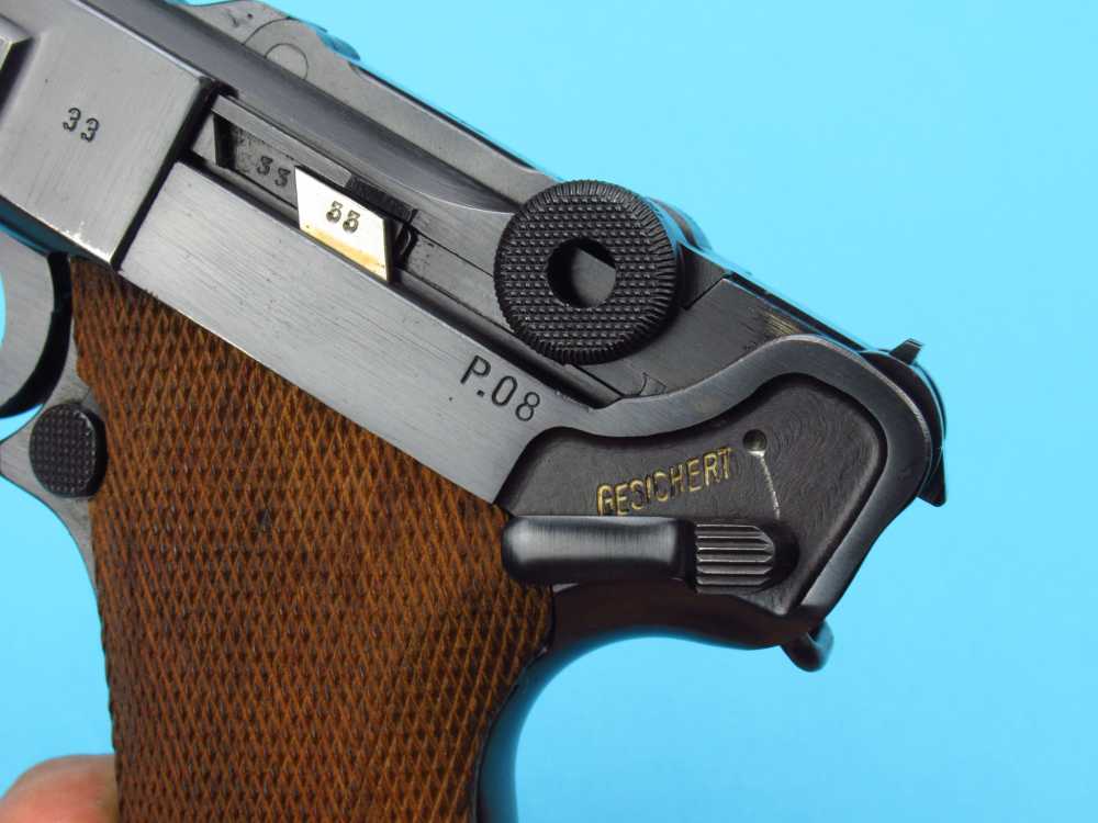 High condition 1941 WWII German Luger BYF41 Mauser P08 9mm P38-img-14